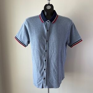 Denim & Flower Light Blue Button Down Shirt